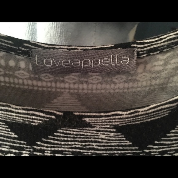 GUC Loveapella black & white knit dress size SP - Picture 5 of 5